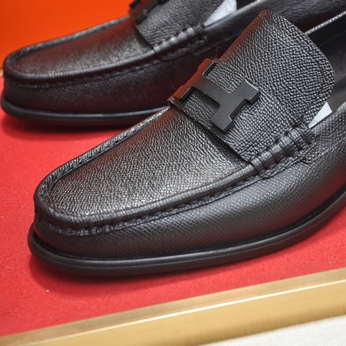 Cheap Hermes Leather Shoes For Men #1257210 Replica Wholesale [$98.00 USD] [ITEM#1257210] on Replica Hermes Leather Shoes