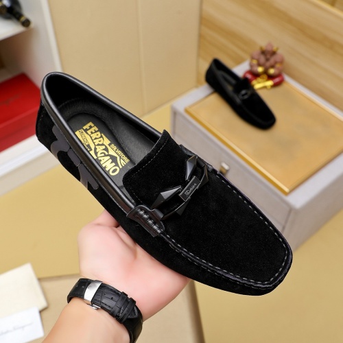 Cheap Salvatore Ferragamo Leather Shoes For Men #1257212 Replica Wholesale [$68.00 USD] [ITEM#1257212] on Replica Salvatore Ferragamo Leather Shoes