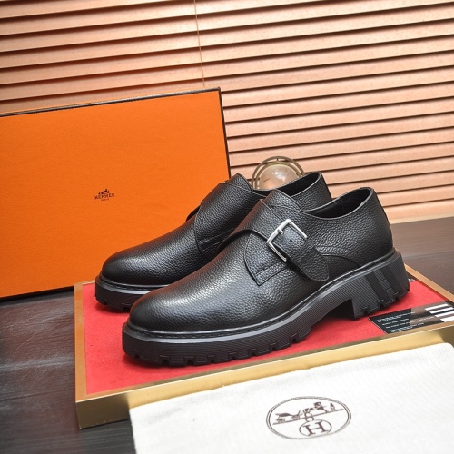 Cheap Hermes Leather Shoes For Men #1257327 Replica Wholesale [$118.00 USD] [ITEM#1257327] on Replica Hermes Leather Shoes