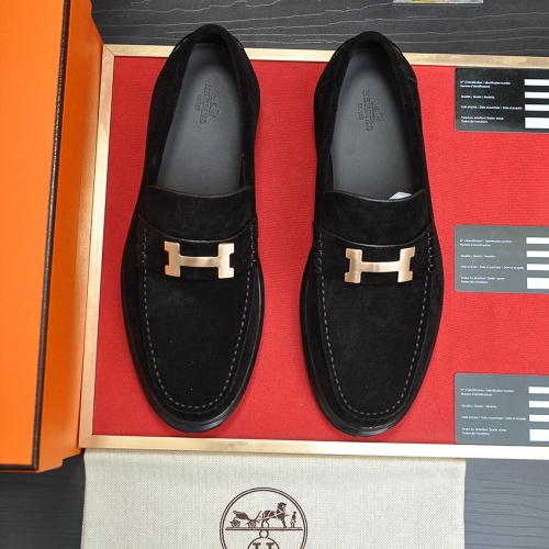 Cheap Hermes Leather Shoes For Men #1257338 Replica Wholesale [$118.00 USD] [ITEM#1257338] on Replica Hermes Leather Shoes