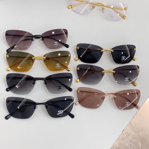 Cheap Chanel AAA Quality Sunglasses #1257382 Replica Wholesale [$64.00 USD] [ITEM#1257382] on Replica Chanel AAA Quality Sunglasses