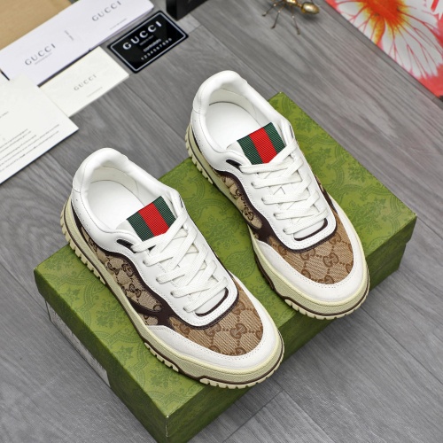 Cheap Gucci Casual Shoes For Men #1257390 Replica Wholesale [$96.00 USD] [ITEM#1257390] on Replica Gucci Casual Shoes