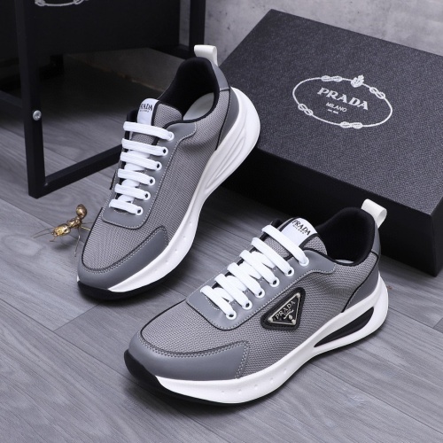 Cheap Prada Casual Shoes For Men #1257413 Replica Wholesale [$80.00 USD] [ITEM#1257413] on Replica Prada Casual Shoes