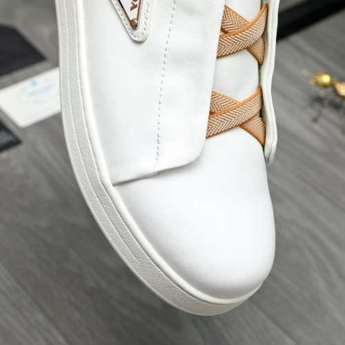 Cheap Prada High Top Shoes For Men #1257420 Replica Wholesale [$88.00 USD] [ITEM#1257420] on Replica Prada High Top Shoes