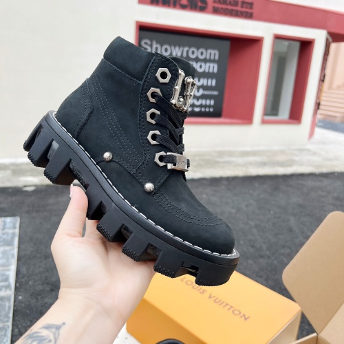 Cheap Louis Vuitton Boots For Men #1257434 Replica Wholesale [$128.00 USD] [ITEM#1257434] on Replica Louis Vuitton Boots