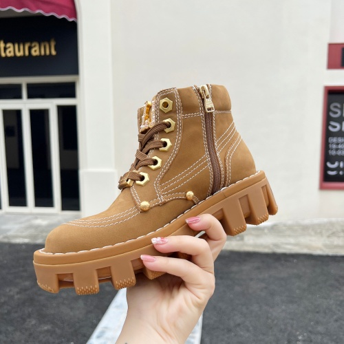 Cheap Louis Vuitton Boots For Women #1257435 Replica Wholesale [$128.00 USD] [ITEM#1257435] on Replica Louis Vuitton Boots