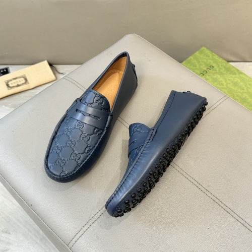 Cheap Gucci Oxfords Shoes For Men #1257456 Replica Wholesale [$85.00 USD] [ITEM#1257456] on Replica Gucci Oxfords Shoes