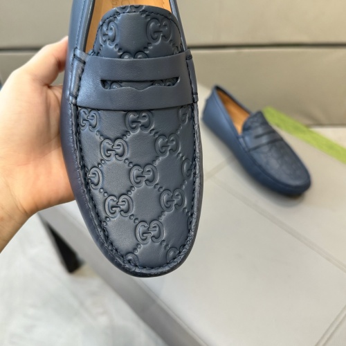 Cheap Gucci Oxfords Shoes For Men #1257456 Replica Wholesale [$85.00 USD] [ITEM#1257456] on Replica Gucci Oxfords Shoes