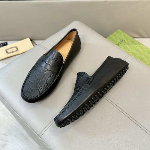 Cheap Gucci Oxfords Shoes For Men #1257457 Replica Wholesale [$85.00 USD] [ITEM#1257457] on Replica Gucci Oxfords Shoes