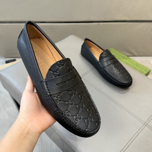 Cheap Gucci Oxfords Shoes For Men #1257457 Replica Wholesale [$85.00 USD] [ITEM#1257457] on Replica Gucci Oxfords Shoes