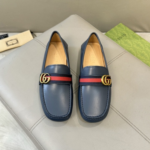 Cheap Gucci Oxfords Shoes For Men #1257463 Replica Wholesale [$85.00 USD] [ITEM#1257463] on Replica Gucci Oxfords Shoes