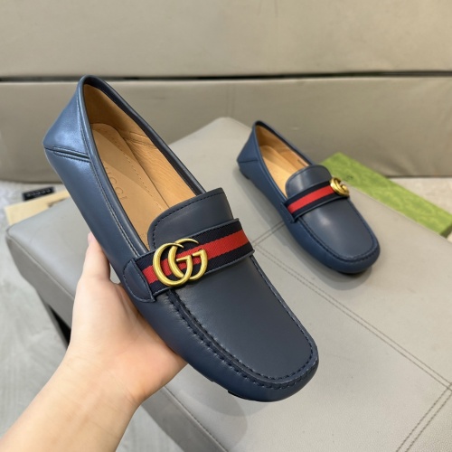 Cheap Gucci Oxfords Shoes For Men #1257463 Replica Wholesale [$85.00 USD] [ITEM#1257463] on Replica Gucci Oxfords Shoes