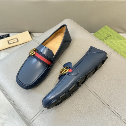 Cheap Gucci Oxfords Shoes For Men #1257463 Replica Wholesale [$85.00 USD] [ITEM#1257463] on Replica Gucci Oxfords Shoes