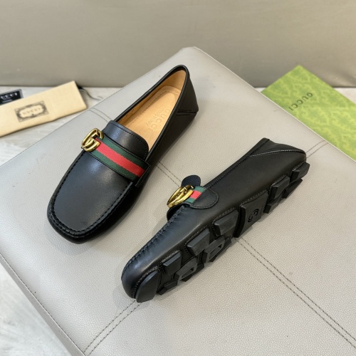 Cheap Gucci Oxfords Shoes For Men #1257464 Replica Wholesale [$85.00 USD] [ITEM#1257464] on Replica Gucci Oxfords Shoes