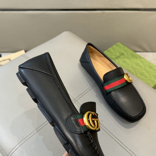 Cheap Gucci Oxfords Shoes For Men #1257464 Replica Wholesale [$85.00 USD] [ITEM#1257464] on Replica Gucci Oxfords Shoes