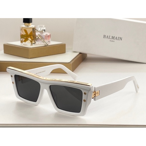 Cheap Balmain AAA Quality Sunglasses #1257490 Replica Wholesale [$80.00 USD] [ITEM#1257490] on Replica Balmain AAA Quality Sunglasses