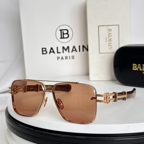 Cheap Balmain AAA Quality Sunglasses #1257496 Replica Wholesale [$80.00 USD] [ITEM#1257496] on Replica Balmain AAA Quality Sunglasses