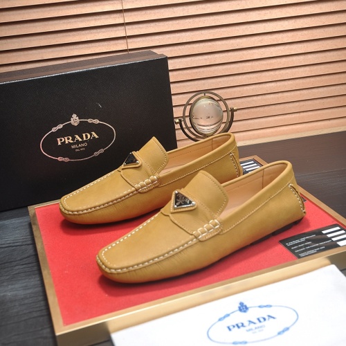 Cheap Prada Leather Shoes For Men #1257505 Replica Wholesale [$80.00 USD] [ITEM#1257505] on Replica Prada Leather Shoes