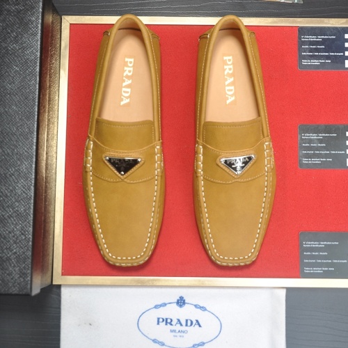 Cheap Prada Leather Shoes For Men #1257505 Replica Wholesale [$80.00 USD] [ITEM#1257505] on Replica Prada Leather Shoes