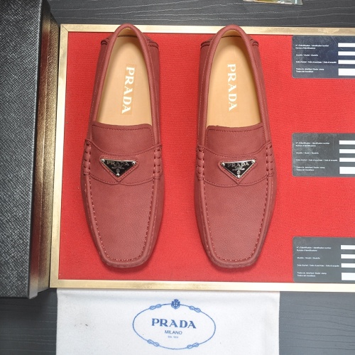 Cheap Prada Leather Shoes For Men #1257507 Replica Wholesale [$80.00 USD] [ITEM#1257507] on Replica Prada Leather Shoes