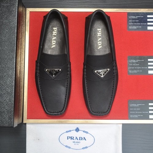 Cheap Prada Leather Shoes For Men #1257508 Replica Wholesale [$80.00 USD] [ITEM#1257508] on Replica Prada Leather Shoes