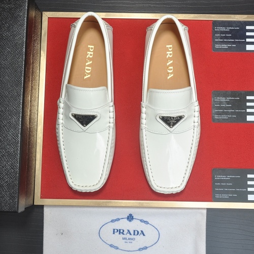 Cheap Prada Leather Shoes For Men #1257509 Replica Wholesale [$80.00 USD] [ITEM#1257509] on Replica Prada Leather Shoes