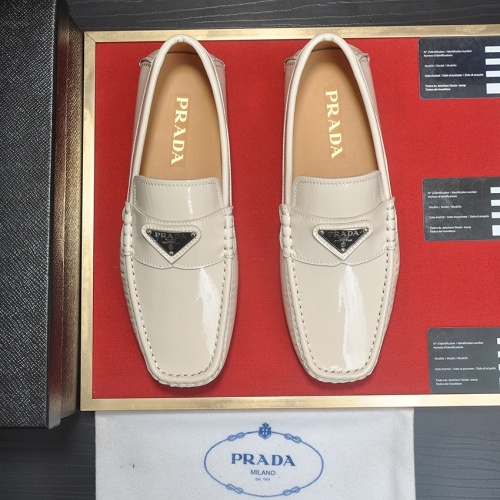 Cheap Prada Leather Shoes For Men #1257510 Replica Wholesale [$80.00 USD] [ITEM#1257510] on Replica Prada Leather Shoes