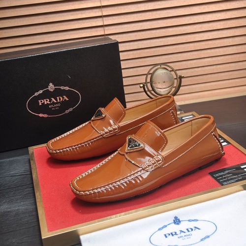 Cheap Prada Leather Shoes For Men #1257512 Replica Wholesale [$80.00 USD] [ITEM#1257512] on Replica Prada Leather Shoes