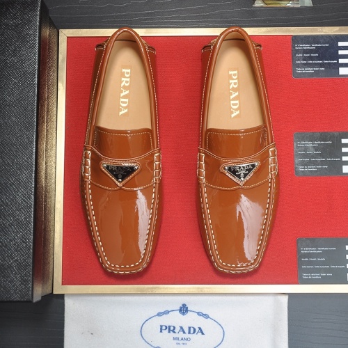 Cheap Prada Leather Shoes For Men #1257512 Replica Wholesale [$80.00 USD] [ITEM#1257512] on Replica Prada Leather Shoes