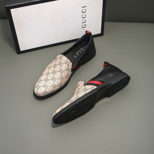 Cheap Gucci Oxfords Shoes For Men #1257520 Replica Wholesale [$72.00 USD] [ITEM#1257520] on Replica Gucci Oxfords Shoes