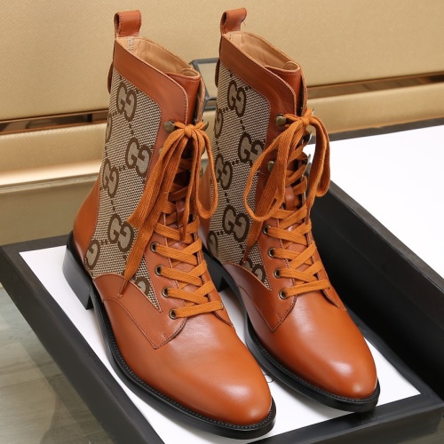 Cheap Gucci Boots For Men #1257521 Replica Wholesale [$118.00 USD] [ITEM#1257521] on Replica Gucci Boots