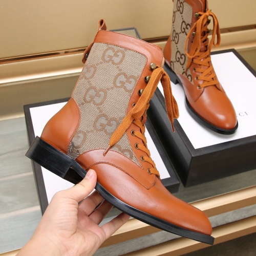 Cheap Gucci Boots For Men #1257521 Replica Wholesale [$118.00 USD] [ITEM#1257521] on Replica Gucci Boots