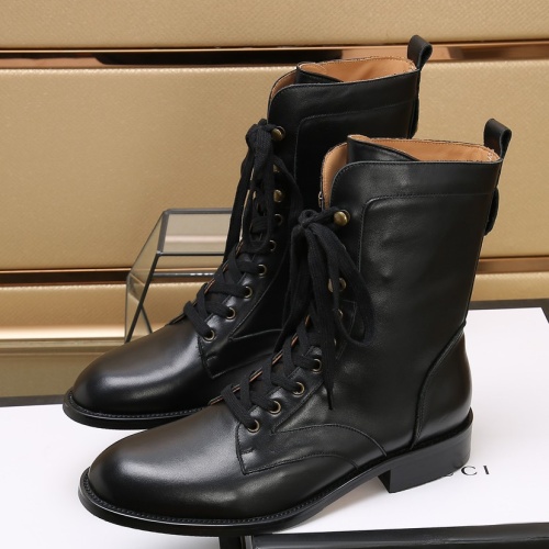 Cheap Gucci Boots For Men #1257522 Replica Wholesale [$118.00 USD] [ITEM#1257522] on Replica Gucci Boots