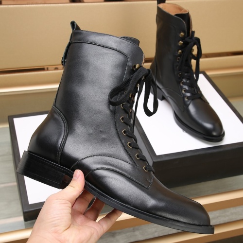 Cheap Gucci Boots For Men #1257522 Replica Wholesale [$118.00 USD] [ITEM#1257522] on Replica Gucci Boots