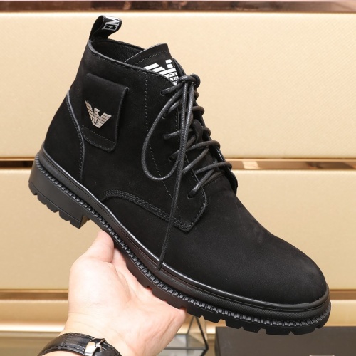 Cheap Armani Boots For Men #1257523 Replica Wholesale [$96.00 USD] [ITEM#1257523] on Replica Armani Boots