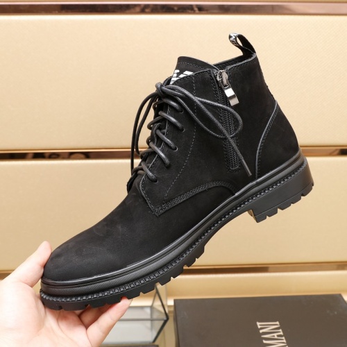 Cheap Armani Boots For Men #1257523 Replica Wholesale [$96.00 USD] [ITEM#1257523] on Replica Armani Boots