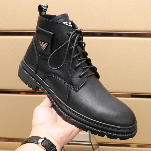 Cheap Armani Boots For Men #1257524 Replica Wholesale [$96.00 USD] [ITEM#1257524] on Replica Armani Boots