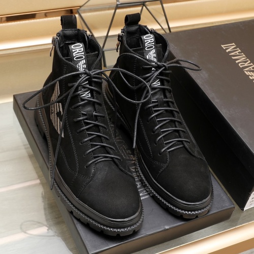 Cheap Armani Boots For Men #1257525 Replica Wholesale [$96.00 USD] [ITEM#1257525] on Replica Armani Boots