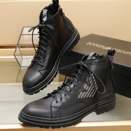 Cheap Armani Boots For Men #1257526 Replica Wholesale [$96.00 USD] [ITEM#1257526] on Replica Armani Boots