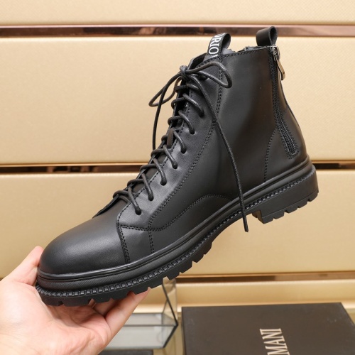 Cheap Armani Boots For Men #1257526 Replica Wholesale [$96.00 USD] [ITEM#1257526] on Replica Armani Boots