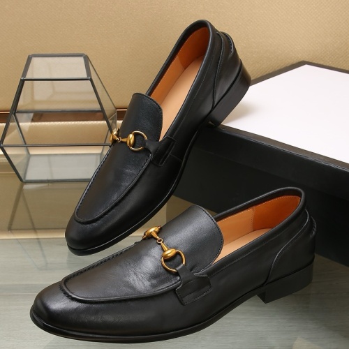 Cheap Gucci Oxfords Shoes For Men #1257541 Replica Wholesale [$98.00 USD] [ITEM#1257541] on Replica Gucci Oxfords Shoes