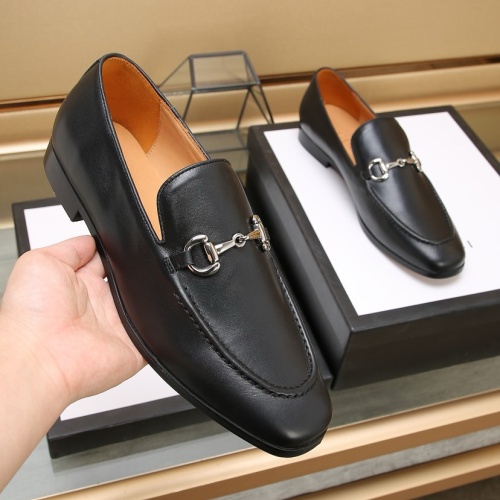 Cheap Gucci Oxfords Shoes For Men #1257543 Replica Wholesale [$98.00 USD] [ITEM#1257543] on Replica Gucci Oxfords Shoes