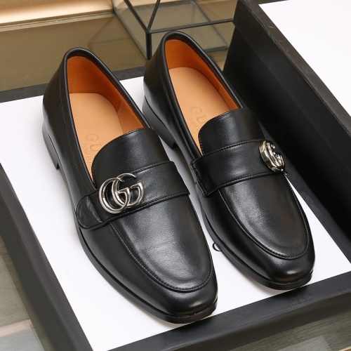 Cheap Gucci Oxfords Shoes For Men #1257544 Replica Wholesale [$98.00 USD] [ITEM#1257544] on Replica Gucci Oxfords Shoes