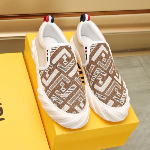 Cheap Fendi Casual Shoes For Men #1257589 Replica Wholesale [$85.00 USD] [ITEM#1257589] on Replica Fendi Casual Shoes