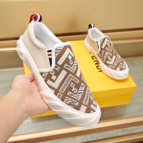 Cheap Fendi Casual Shoes For Men #1257589 Replica Wholesale [$85.00 USD] [ITEM#1257589] on Replica Fendi Casual Shoes