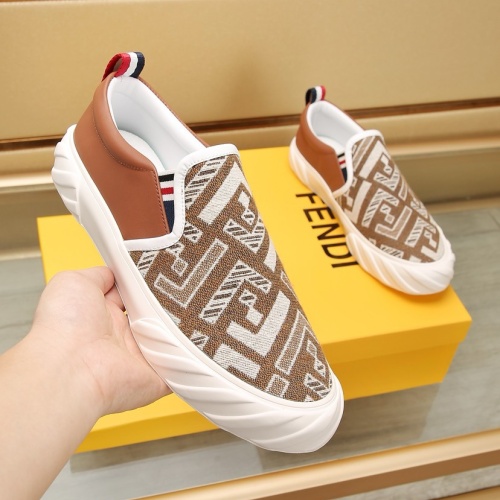 Cheap Fendi Casual Shoes For Men #1257590 Replica Wholesale [$85.00 USD] [ITEM#1257590] on Replica Fendi Casual Shoes