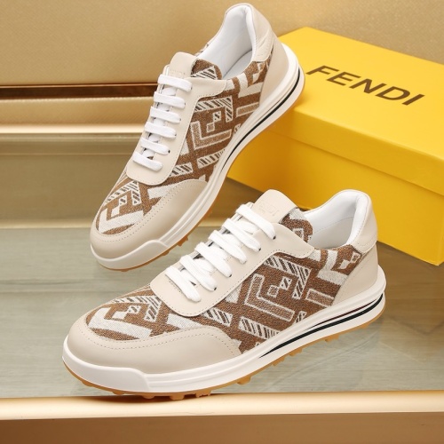 Cheap Fendi Casual Shoes For Men #1257591 Replica Wholesale [$88.00 USD] [ITEM#1257591] on Replica Fendi Casual Shoes