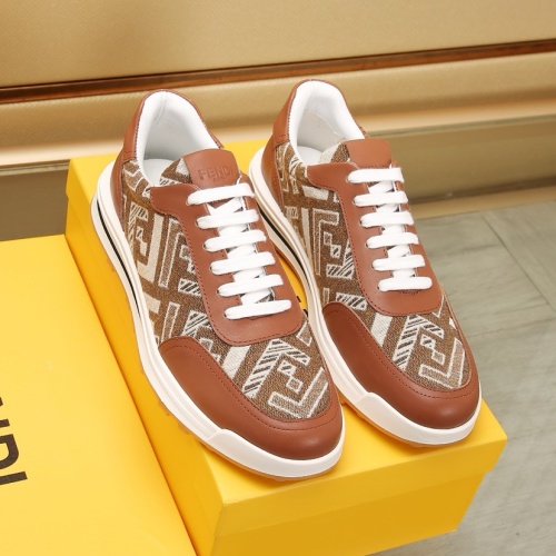 Cheap Fendi Casual Shoes For Men #1257592 Replica Wholesale [$88.00 USD] [ITEM#1257592] on Replica Fendi Casual Shoes