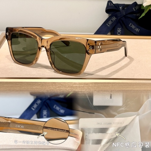 Cheap Christian Dior AAA Quality Sunglasses #1257597 Replica Wholesale [$72.00 USD] [ITEM#1257597] on Replica Christian Dior AAA Quality Sunglasses