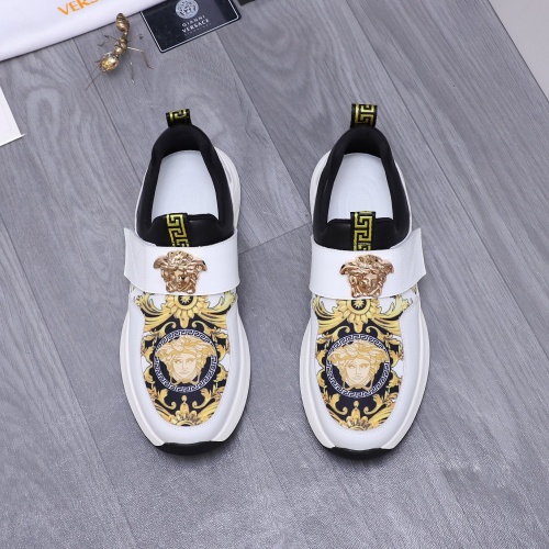 Cheap Versace Casual Shoes For Men #1257658 Replica Wholesale [$76.00 USD] [ITEM#1257658] on Replica Versace Casual Shoes